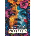 thumbnail image 1 of Flower Line Art Portraits Coloring Book for Adults: abstract art Coloring Book - abstract patterns Coloring Book faces - flowers coloring book (Paperback), 1 of 2