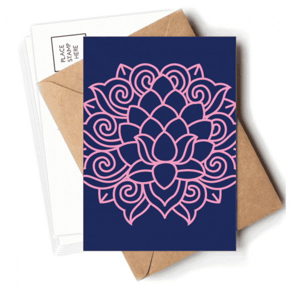 Flower  Lotus  Lotus Flower Postcards Envelopes Blank Note Cards Mailing