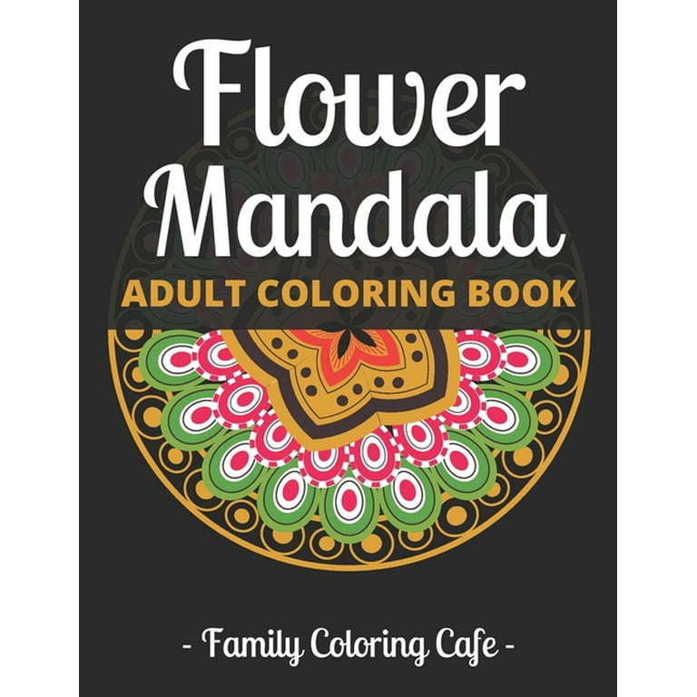 Floral Mandala Colouring Book for Adults: OM Books: 9789385609756:  : Books