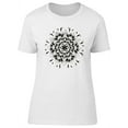 thumbnail image 1 of Flower Mandala In Black & White T-Shirt Women -Image by Shutterstock, Female Large, 1 of 2