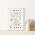 thumbnail image 1 of Flower Market Print // Flower Market Poster, Boho Print, Daisy Print, Flower Print, Neutral Daisy Wall Art Art, Wall Art, Modern Wall Decor, 8x12 UNFRAMED, 1 of 2