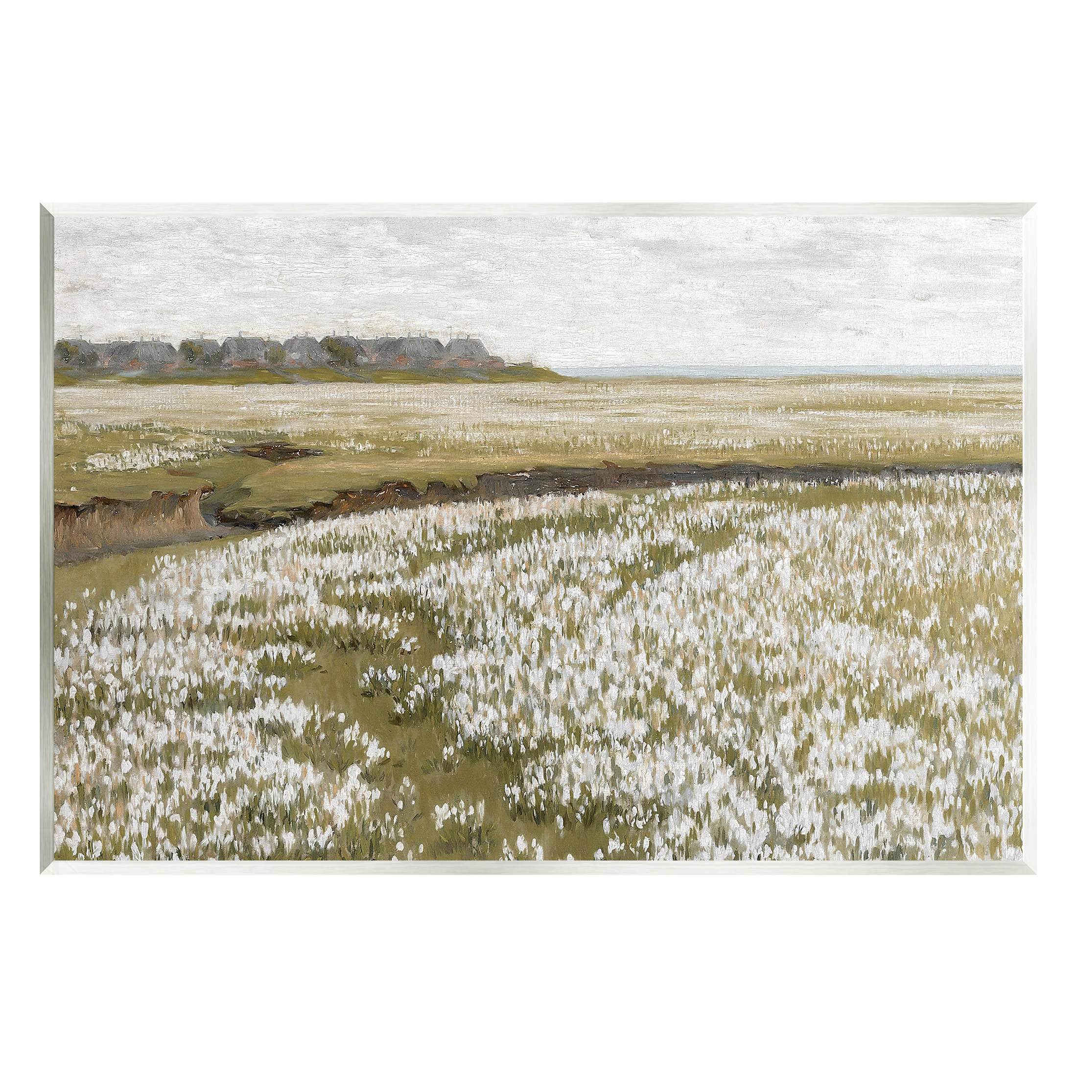 Flower Meadow Landscape Landscape Painting Unframed Art Print Wall Art