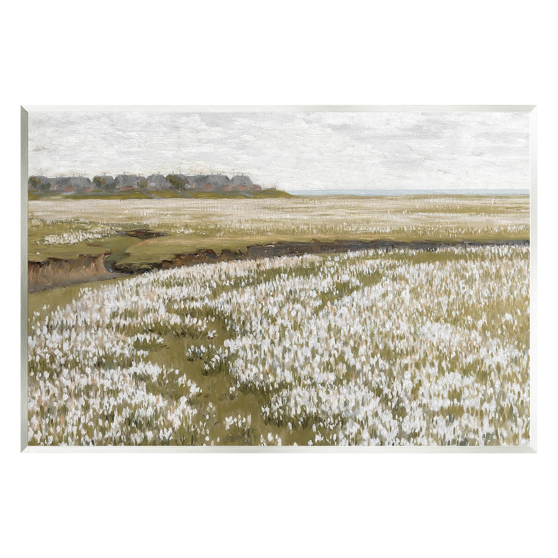 Flower Meadow Landscape Landscape Painting Unframed Art Print Wall Art