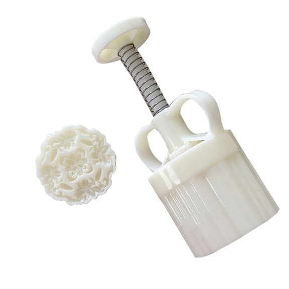 Flower Moon Cake Mold Household Mung Bean Cake Model Printed with Embossed