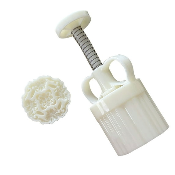 Flower Mung Bean Cake Mould Set Cake Model Printed with Embossed Ice-skin Pastry Baking Tool Cookie Dessert Cutter