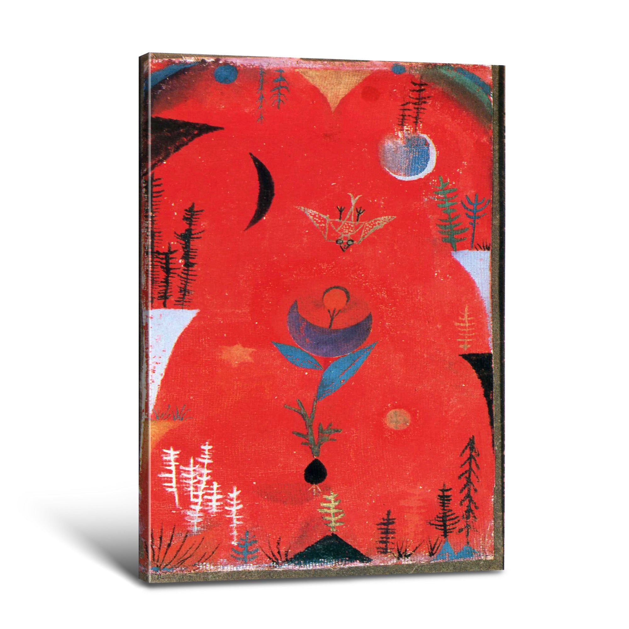 Flower Myth 1918 Canvas Wall Art Wall Décor by Paul Klee