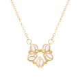 Flower Necklace Jewelry Simple Light Accessories For Daily For Women