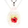 thumbnail image 1 of Flower Necklace Orb Bea Pink, 1 of 2