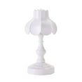 thumbnail image 1 of Flower Night Lamp, Bedroom Retro Table Lights for Desk Mini Table Lamp, Studying Night Lamp, Mini Collection Spindle Base Reading Lamp (White), 1 of 6