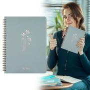 Flower Notebook,Aesthetic Notebook Cute College Ruled 8X6 Journal/Notebook With Large Pockets And Lined Pages Perfect Supplies To Stay Organized At Work Or Schoola Floral Notebook Clearance