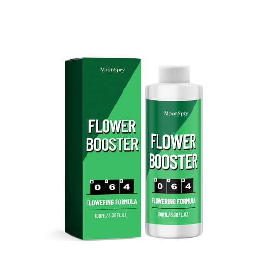 Premium Flower Nutrient Solution (100ml) Liquid Bloom Booster & Plant Fertilizer Supplement for Soil and Hydroponic Gardening Maintenance