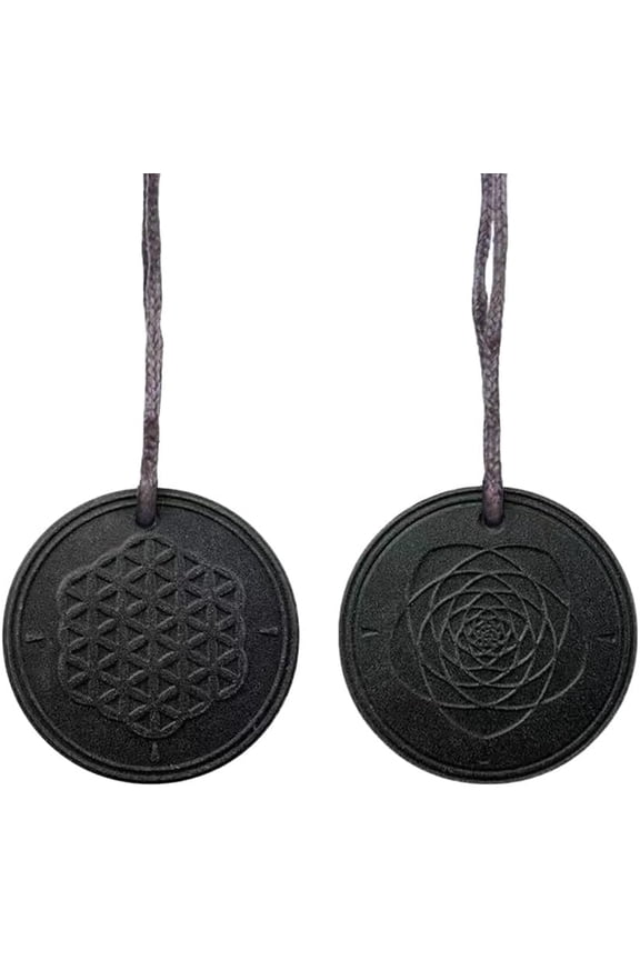 Flower Of Life Amulet Protection Meditation Necklace,Cosmic Talisman Protection Necklace
