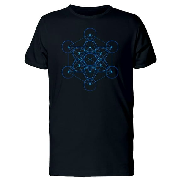 Flower Of Life Cool Geometry T-Shirt Men -Image by Shutterstock, Male Medium
