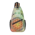 thumbnail image 1 of Flower Of Life Geometric Mandala Sling Crossbody Chest Bag Men Cool Spiritual Meditation Shoulder Backpack for Camping Biking, 1 of 7