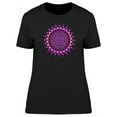 thumbnail image 1 of Flower Of Life Purple Mandala T-Shirt Women -Image by Shutterstock, Female Small, 1 of 2