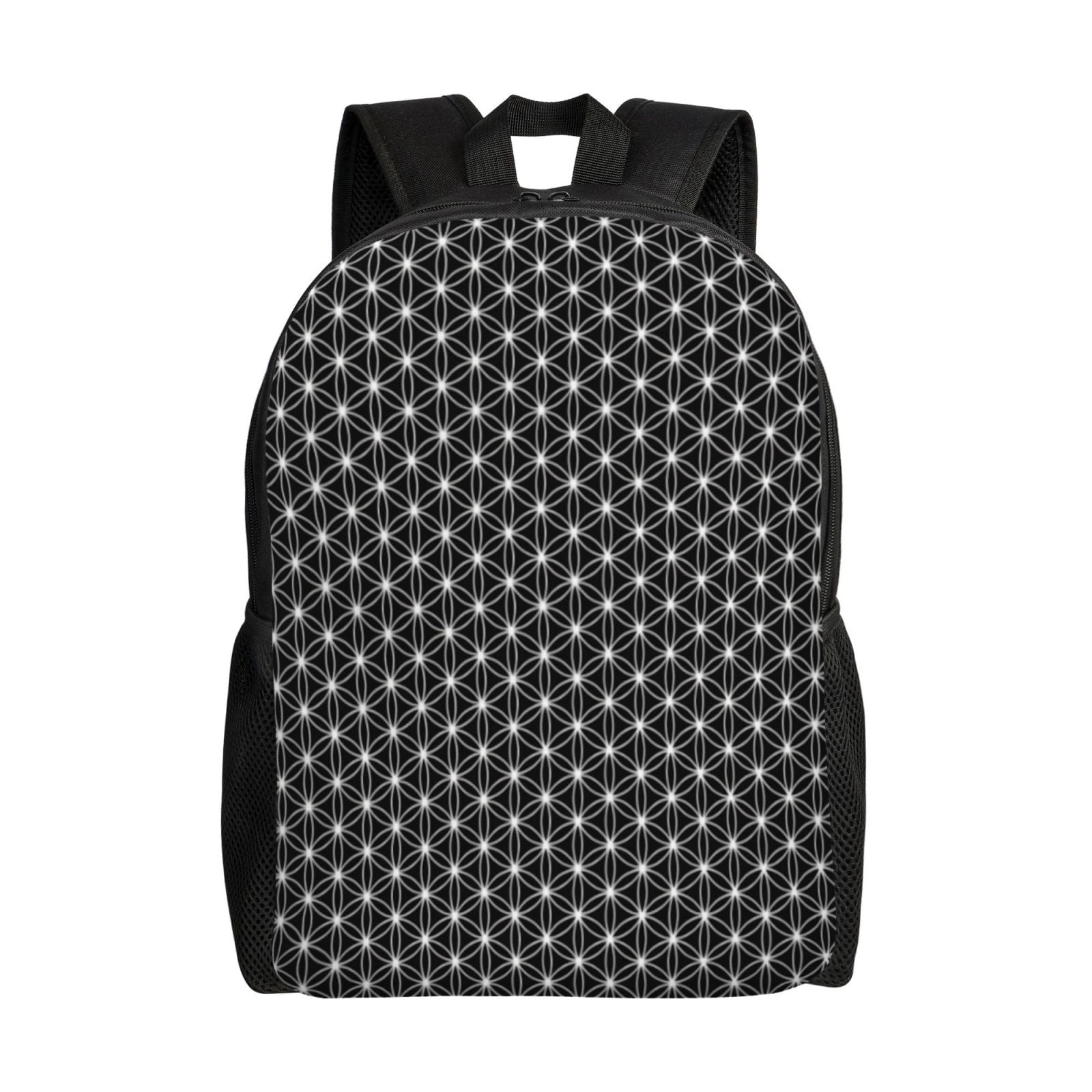 Flower Of Life Sacred Geometry Backpack With Pockets, Unisex ...