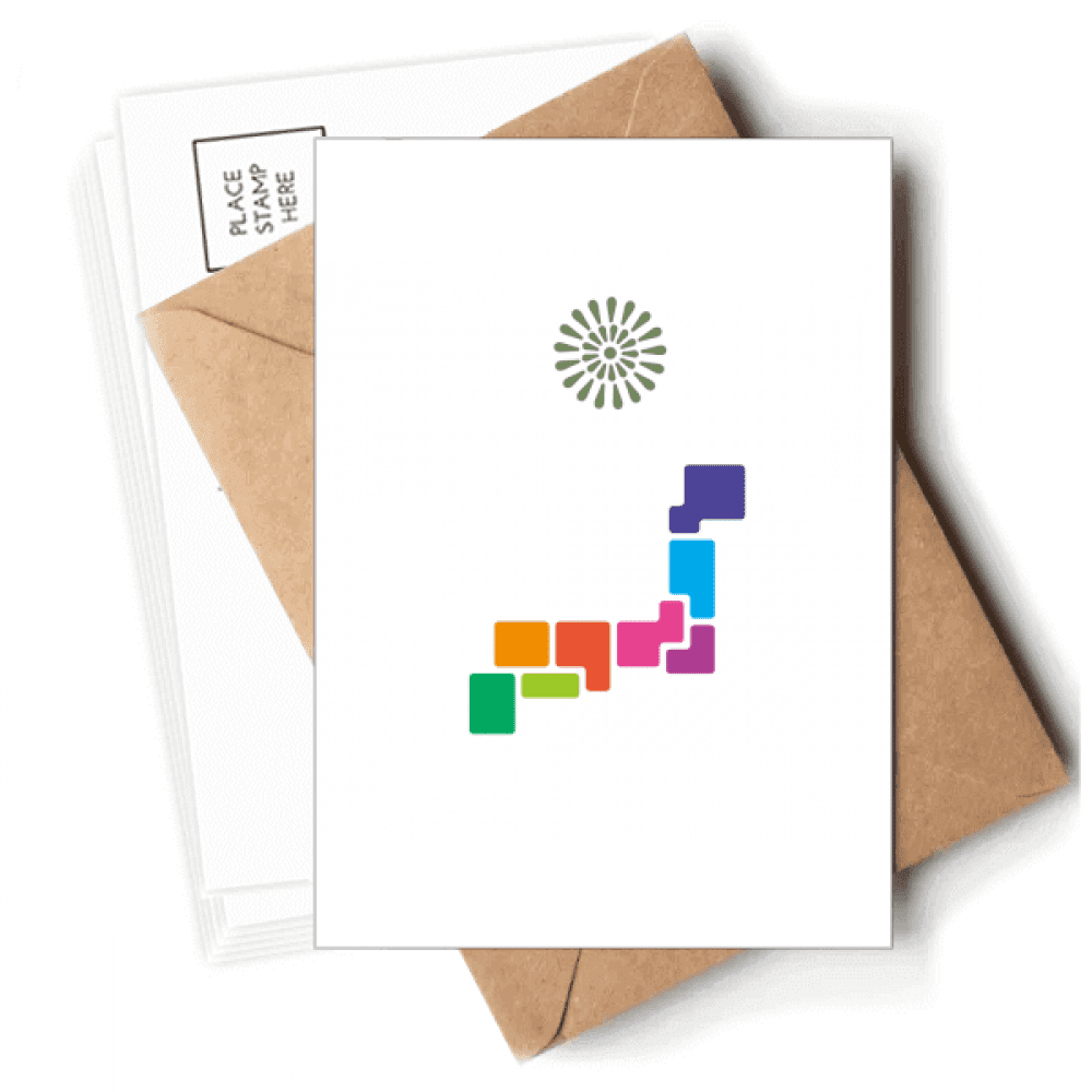 Flower Opening Hierarchy Map Japan Postcards Envelopes Blank Note Cards Mailing
