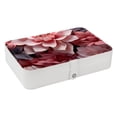thumbnail image 1 of Flower PU Leather Jewelry Storage Box with Removable Compartment and Portable Bracelet Holder - Jewelry Boxes and Display Case, 1 of 6