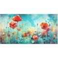 thumbnail image 1 of Flower Painting Bathroom Rug Mat Ultra Soft Non Slip and Absorbent Plush Rugs Washable Quick Dry Bath Rugs 39 x 20 Inches Home Decor, 1 of 7