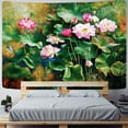 Flower Painting Botanical Tapestry Wall Hanging Chart Hippie Bohemian