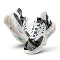 thumbnail image 1 of Flower Painting Walking Shoes for Men Woman Lightweight Tennis Fashion Elastic Sports Shoes Cushion Basketball Shoes, 1 of 7