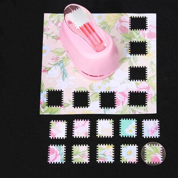 Flower Paper Punch Plastic Craft Hole Punch Diy Shape Puncher for Cards & Scrapbooking Educational, Portable, Fun Creative Tool