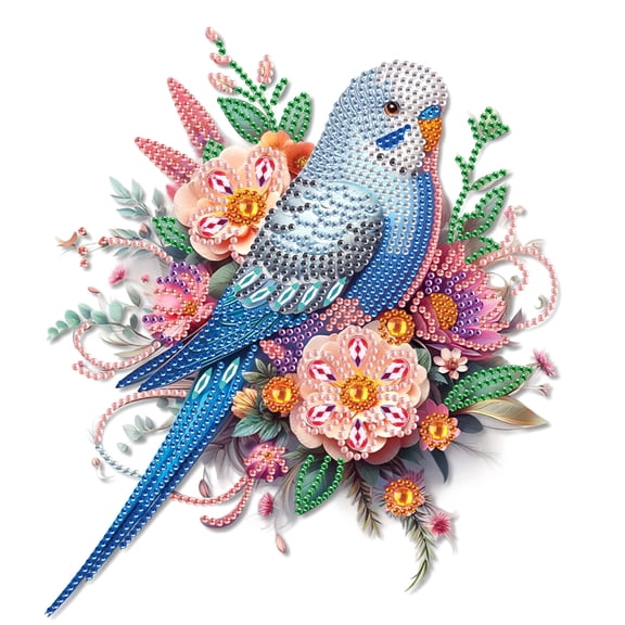 Flower Parrot Diamond Art Painting Kit