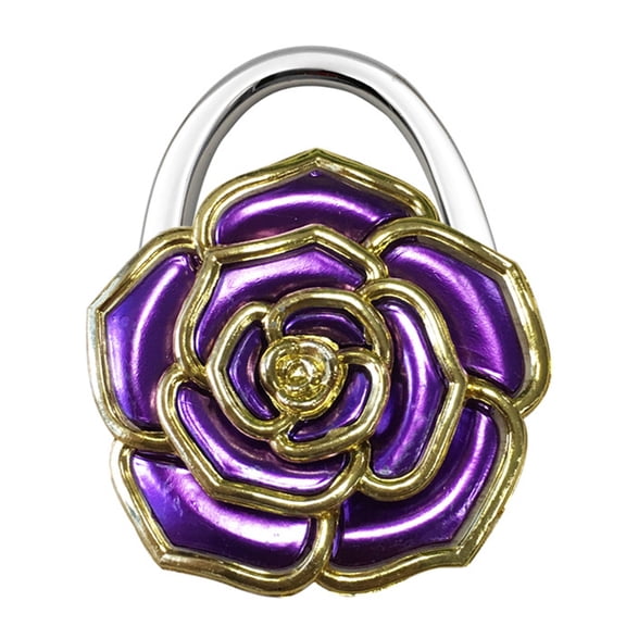 Flower Pattern Fashion Table Hook Desk Holder Bag Hook For Restaurant Table Portable Holders Easy to Carry