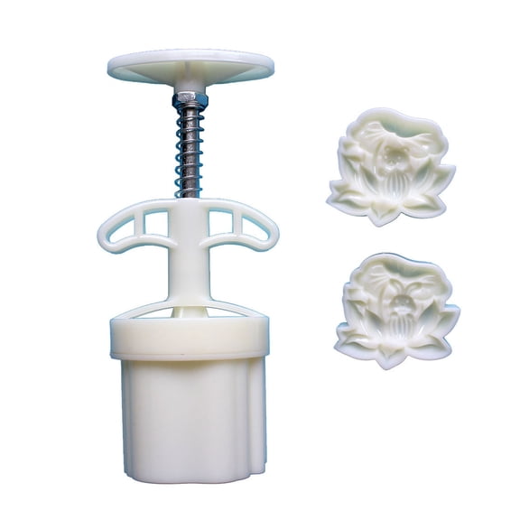 Flower Pattern Moon cakes Maker Safe Materials Easy Press Mould For Baking And Dessert Decorating