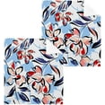 thumbnail image 1 of Flower Pattern Wash Cloth Set of 2, 12 x 12 Inch Cotton Baby Washcloths Highly Absorbent and Soft Feel Fingertip Towels Face Towels for Bathroom, Gym, Spa Washcloth Gift, 1 of 7