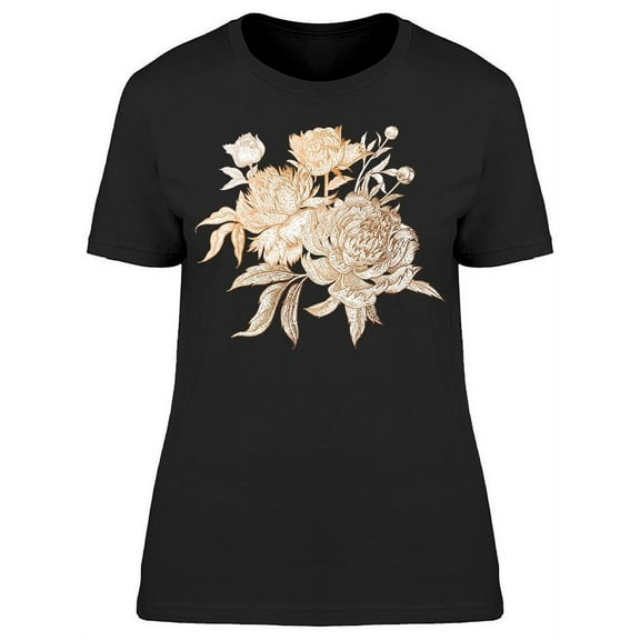 Flower Peony  T-Shirt Women -Image by Shutterstock, Female Large