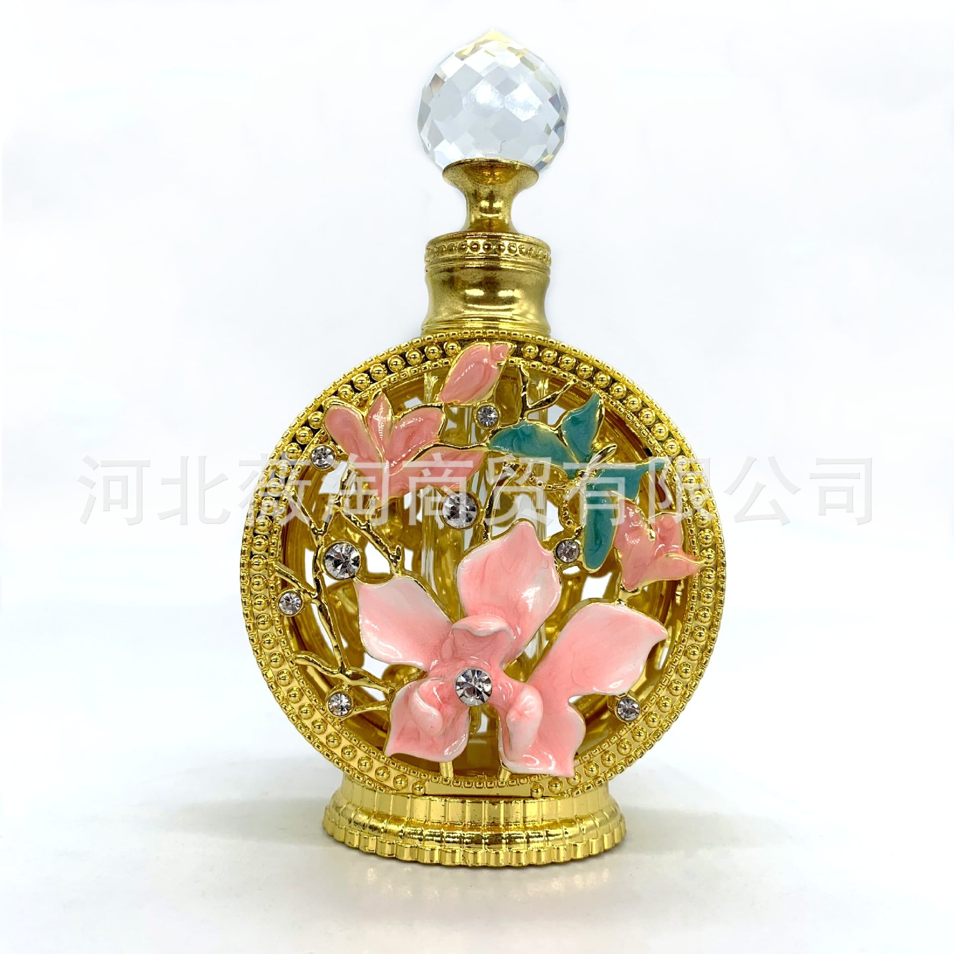 Flower Perfume Bottle Glass Perfume Bottle Refillable Perfume Decanter Perfume Bottle