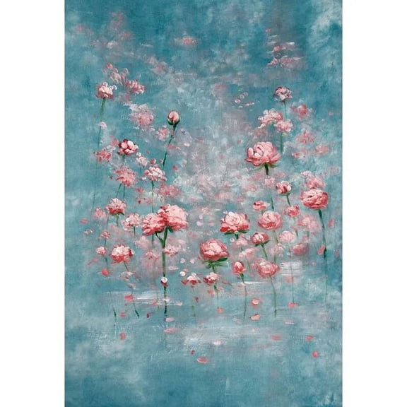 Flower Photography Background Hand Painted Style Newborn Baby Child Pregnant Woman Portrait Photo Backdrops Decoration