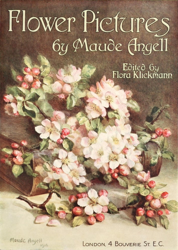 Flower Pictures 1914 Cover Canvas Art - Maude Angell (24 x 36)