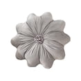 thumbnail image 1 of Flower Pillow Cushion Round Decorative Throw Pillow 15.7 Velvet Flower Shaped Pillow for Sofa Couch Vanity Chair Bed, Gray, 1 of 6