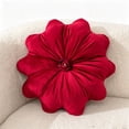 thumbnail image 1 of KOGITI Flower Pillow Cushion Round Decorative Throw Pillow,for Sofa Bed, Soft Round 15.7 Velvet, 1 of 8