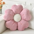 thumbnail image 1 of Flower Pillow, Flower Shaped Pillow Decorative Throw Pillows for Bed Couch, Cute Daisy Pillow Dorm Decor Floor Seating Cushion (Grey Pink, 19.6 Inches), 1 of 7