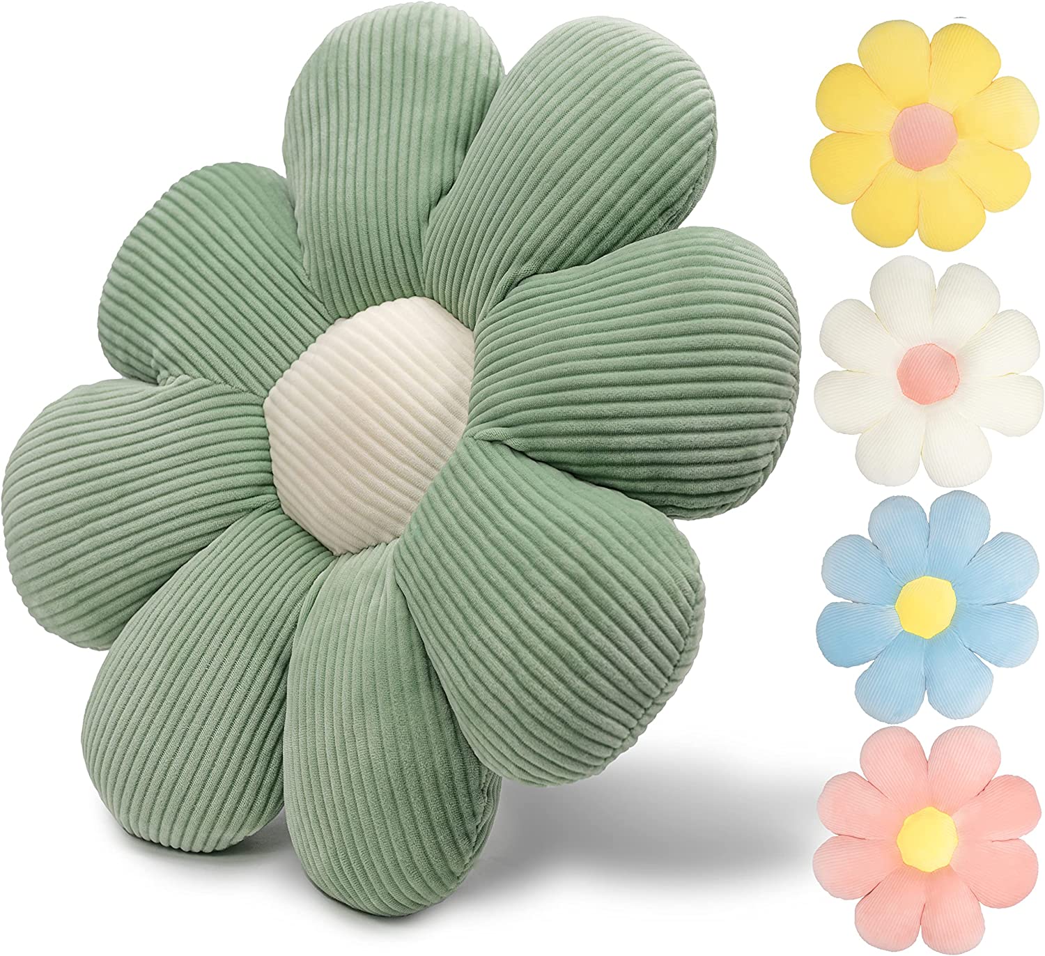 Flower Pillow,Flower Shaped Throw Pillow Butt Cushion Flower Floor