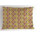 thumbnail image 1 of Flower Pillow Sham Tribal Nature Bloom Design with Spring Season Theme Ethnic Garden Art Illustration, Decorative Standard Queen Size Printed Pillowcase, 30 X 20 Inches, Multicolor, by Ambesonne, 1 of 2