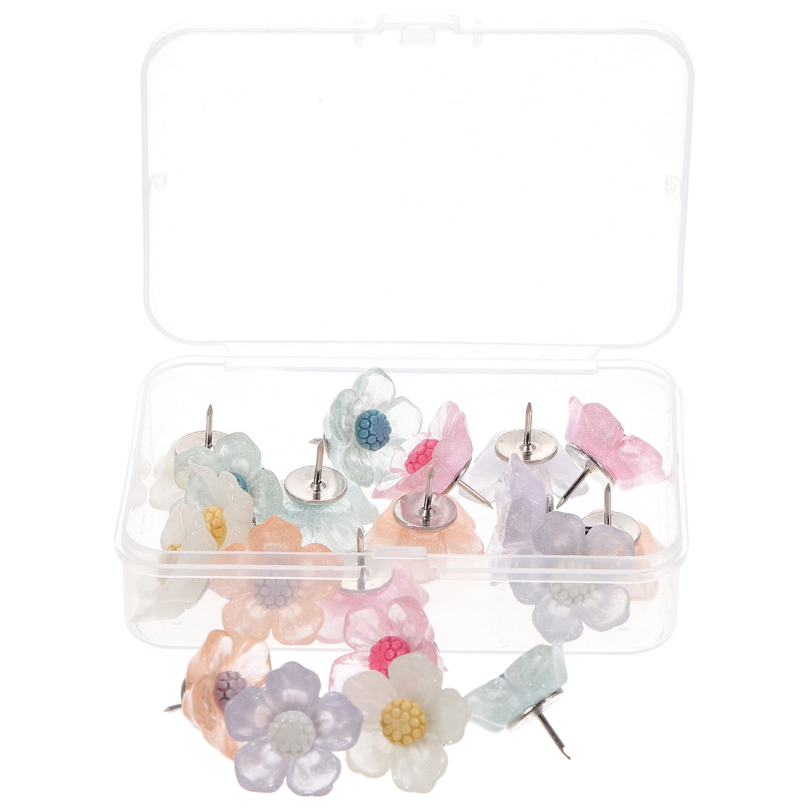 20Pcs Sunflower Thumbtacks Push Pins, Cute Resin Decorative Tacks And - View #11