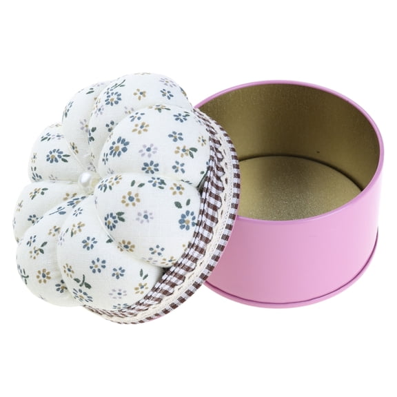 Flower Pin Cushion with Storage Case Sewing Pin Holder with Sewing Storage Box