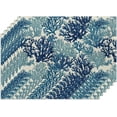 thumbnail image 1 of Flower Placemats, Set of 6 Spring Floral Heat-Resistant Fabric Placemats,Decorative Table Mats for Dining Room Kitchen Party Holiday 12x18 Inch, 1 of 6