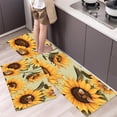 thumbnail image 1 of Flower Plant Floral Sunflower Boho Anti Fatigue Kitchen Rug Non Slip Kitchen Floor Mats Comfort Standing Mats Farmhouse Chef Mats, 1 of 6