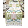 thumbnail image 1 of Flower Plant Rose Table Runner Home Wedding Decor Table Flag Mat Table Centerpieces Decoration Party Dining Long Tablecloth, 1 of 7