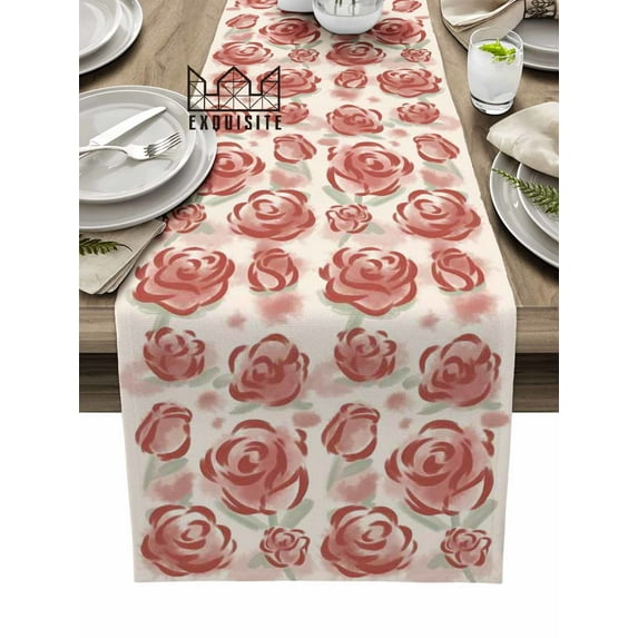 Flower Plant Watercolor Coffee Table r Dining Table r Wedding Table ...