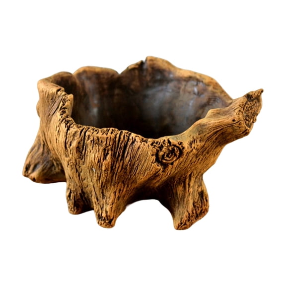 Flower Planter Cement Pots Featuring Tree Root Designs Suitable for Stylish Succulent Arrangement Home Office Decoration