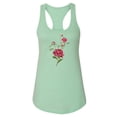 thumbnail image 1 of Flower Portrait Racerback Tank Women -Image by Shutterstock, Female Medium, 1 of 4