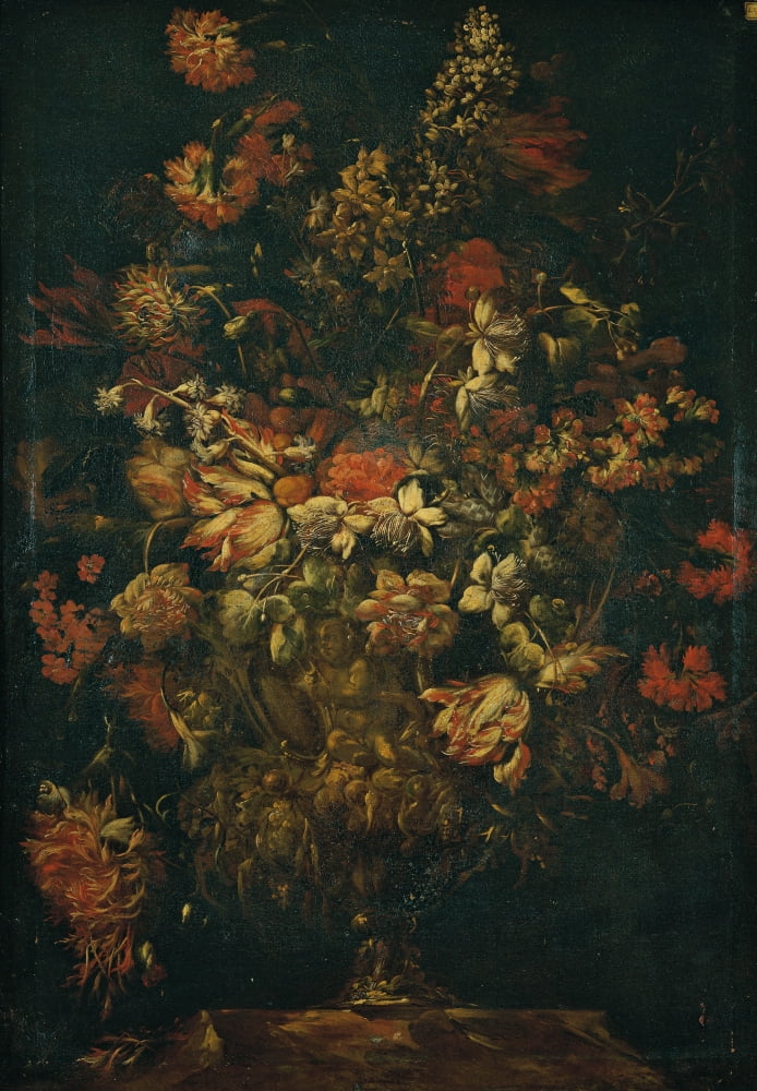 Flower Pot Canvas Art - (24 x 36)