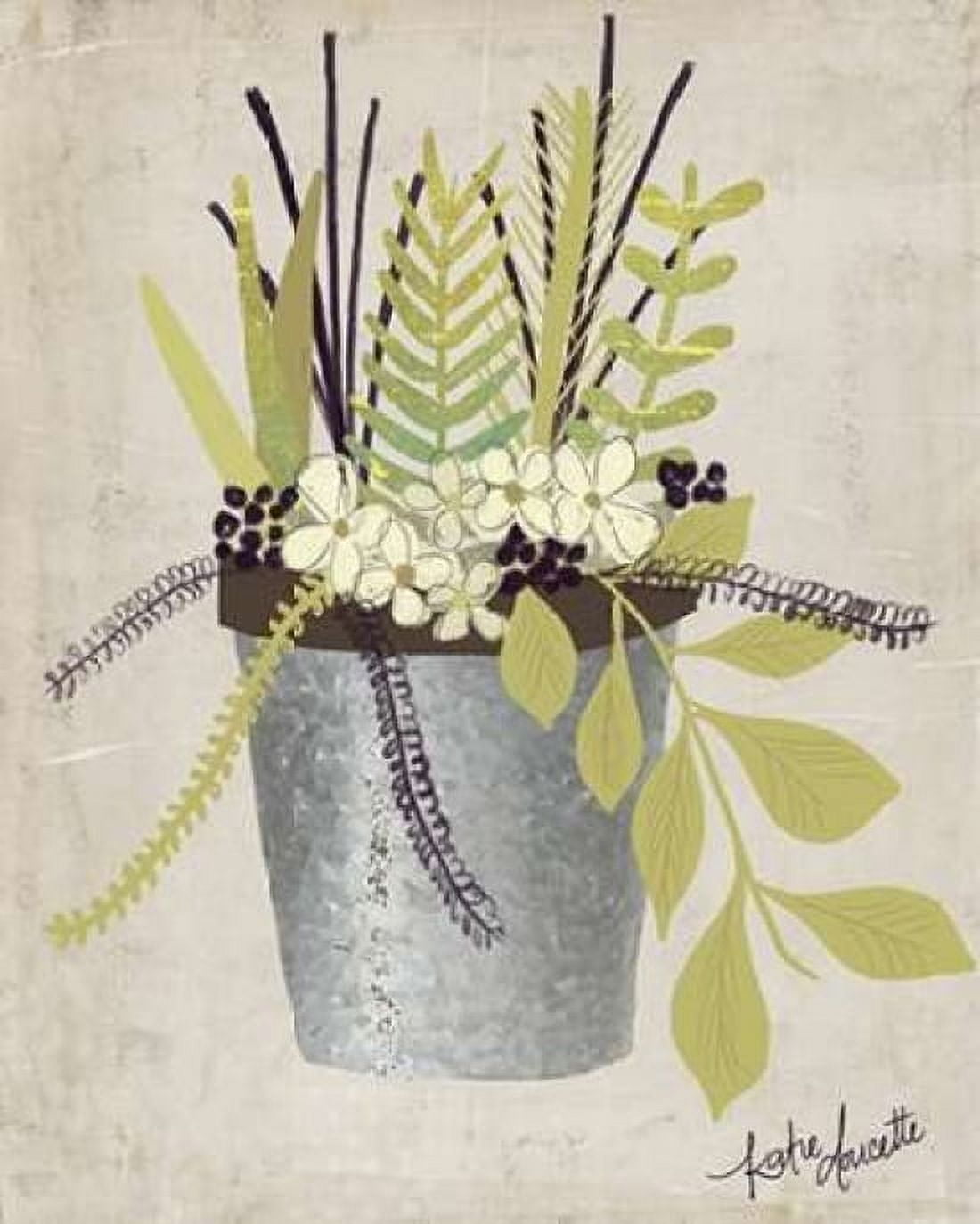 Flower Pot Canvas Art - Katie Doucette (24 x 30)