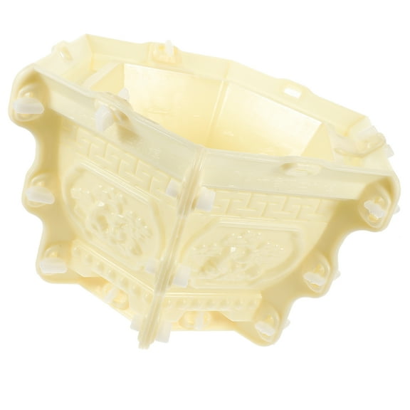 Concrete Flower Pot Casting Mold for , Bonsai, and Garden Decorations - Plastic Cement Mold